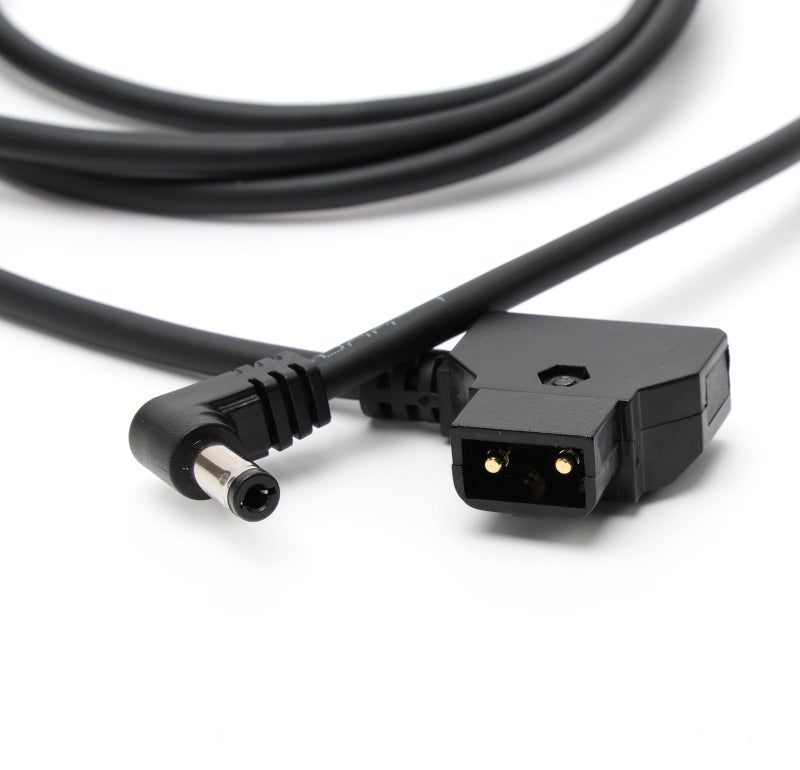 SZRMCC Anton-Bauer D Tap to DC 5.5X 2.5mm Power Supply Cable for DSLR Rig BlackMagic Cameras SmallHD DP6-SDI DP6-SLR Monitor (Right Angle DC2.5, 150cm) - Image 4